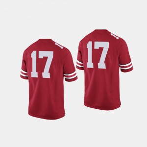 #17 Ohio State Buckeyes College Football For Men's Jersey - Scarlet