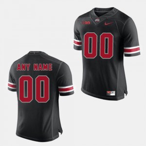 #00 Ohio State Buckeyes College Football Men's Customized Jersey - Black