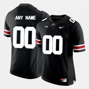 #00 Ohio State Buckeyes College Limited Football Men Custom Jersey - Black
