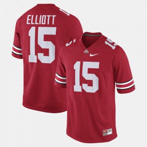 #15 Ezekiel Elliott Ohio State Buckeyes Alumni Football Game Mens Jersey - Scarlet