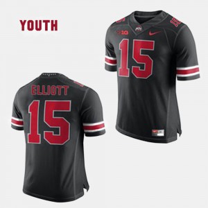 #15 Ezekiel Elliott Ohio State Buckeyes Kids College Football Jersey - Black