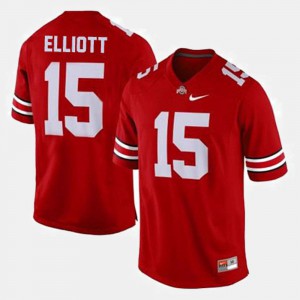 #15 Ezekiel Elliott Ohio State Buckeyes Mens College Football Jersey - Red