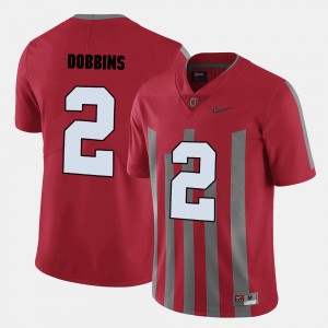 #2 J.K. Dobbins Ohio State Buckeyes College Football For Men's Jersey - Red