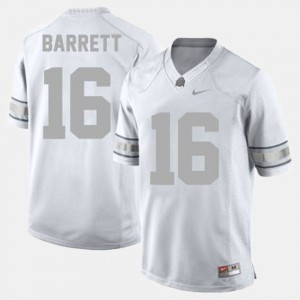 #16 J.T. Barrett Ohio State Buckeyes College Football Men's Jersey - White