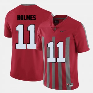 #11 Jalyn Holmes Ohio State Buckeyes College Football Men's Jersey - Red