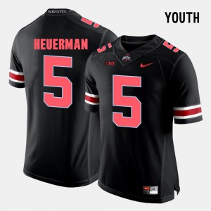 #5 Jeff Heuerman Ohio State Buckeyes Youth(Kids) College Football Jersey - Black