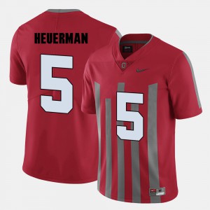 #5 Jeff Heuerman Ohio State Buckeyes College Football Mens Jersey - Red