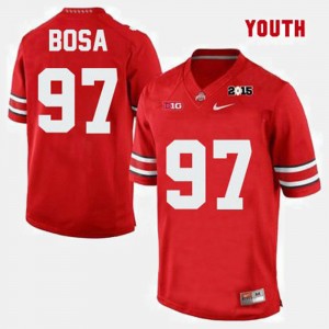 #97 Joey Bosa Ohio State Buckeyes College Football For Kids Jersey - Red