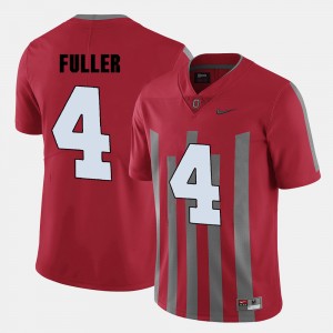 #4 Jordan Fuller Ohio State Buckeyes College Football Mens Jersey - Red