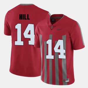 #14 K.J. Hill Ohio State Buckeyes College Football Men's Jersey - Red