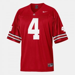 #4 Kirk Herbstreit Ohio State Buckeyes College Football For Kids Jersey - Red