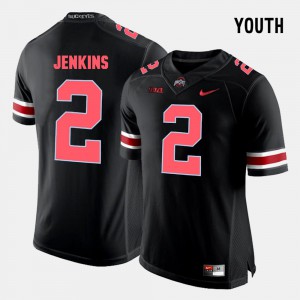 #2 Malcolm Jenkins Ohio State Buckeyes Youth College Football Jersey - Black