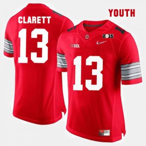 #13 Maurice Clarett Ohio State Buckeyes College Football Kids Jersey - Red