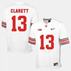 #13 Maurice Clarett Ohio State Buckeyes For Men's College Football Jersey - White