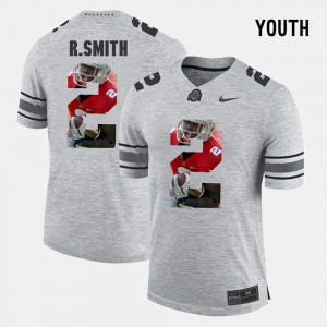 #2 Rod Smith Ohio State Buckeyes For Kids Pictorial Gridiron Fashion Pictorital Gridiron Fashion Jersey - Gray