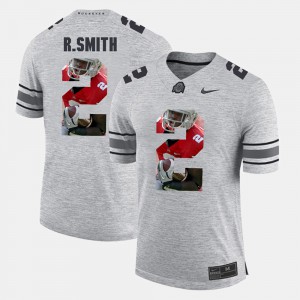 #2 Rod Smith Ohio State Buckeyes For Men Pictorial Gridiron Fashion Pictorital Gridiron Fashion Jersey - Gray