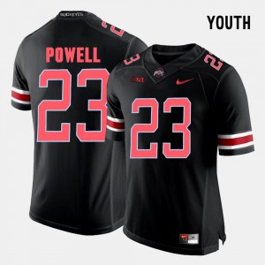 #23 Tyvis Powell Ohio State Buckeyes Youth(Kids) College Football Jersey - Black