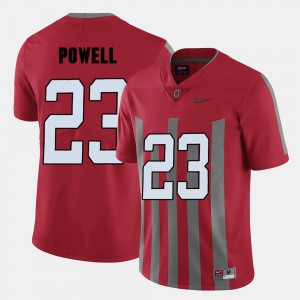 #23 Tyvis Powell Ohio State Buckeyes College Football For Men's Jersey - Red