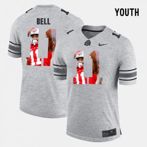 #11 Vonn Bell Ohio State Buckeyes For Kids Pictorital Gridiron Fashion Pictorial Gridiron Fashion Jersey - Gray