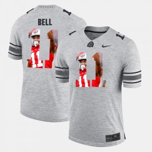 #11 Vonn Bell Ohio State Buckeyes For Men's Pictorial Gridiron Fashion Pictorital Gridiron Fashion Jersey - Gray