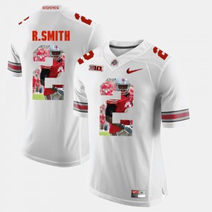 #2 Rod Smith Ohio State Buckeyes Pictorial Fashion Men Jersey - White