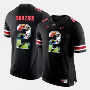 #2 Ryan Shazier Ohio State Buckeyes Pictorial Fashion Men's Jersey - Black