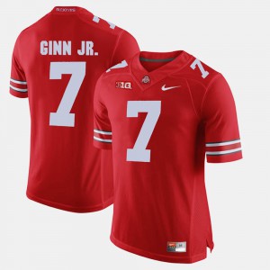 #7 Ted Ginn Jr. Ohio State Buckeyes Alumni Football Game For Men Jersey - Scarlet