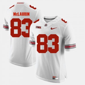 #83 Terry McLaurin Ohio State Buckeyes Men Alumni Football Game Jersey - White