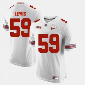 #59 Tyquan Lewis Ohio State Buckeyes Alumni Football Game For Men Jersey - White