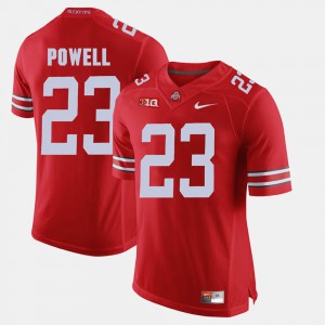 #23 Tyvis Powell Ohio State Buckeyes For Men's Alumni Football Game Jersey - Scarlet