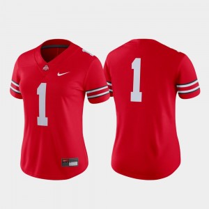 Ohio State Buckeyes Nike #18 Marvin Harrison Jr. Student Athlete Scarlet Football Jersey / Small