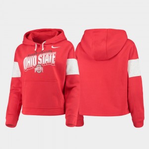 Ohio State Buckeyes For Women Local Pullover Hoodie - Scarlet