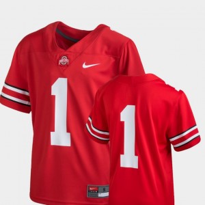 #1 Ohio State Buckeyes Youth Team Replica College Football Jersey - Scarlet