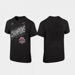 Ohio State Buckeyes 2019 Rose Bowl Champions Locker Room Youth(Kids) T-Shirt - Black