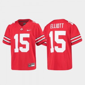 #15 Ezekiel Elliott Ohio State Buckeyes Alumni Football Game Youth Jersey - Scarlet