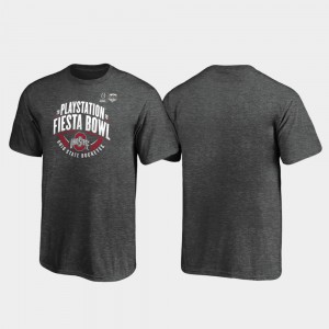 Ohio State Buckeyes 2019 Fiesta Bowl Bound Scrimmage For Kids T-Shirt - Heather Gray
