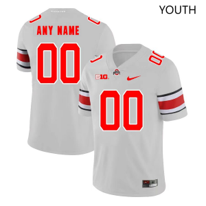 #00 Ohio State Buckeyes Youth 2023 Alternate Custom Jerseys - Gary