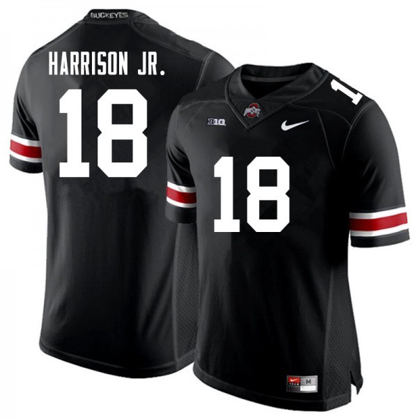 18 Marvin Harrison Jr. Ohio State Buckeyes College Mens Jersey - Black